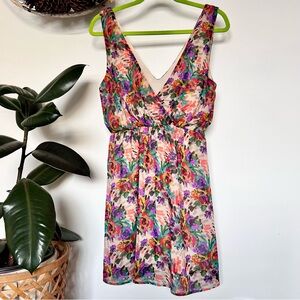 Anthropologie EVERLY Floral Summer Dress